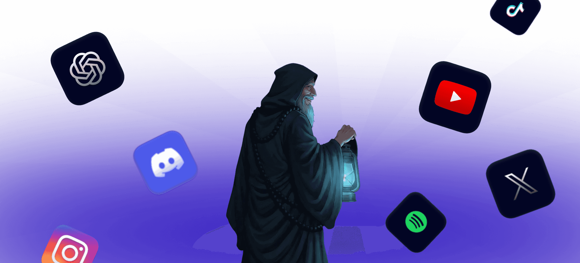 Анимированный фон секции Как это работает